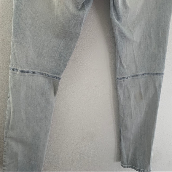 NINTH HALL Decoy Moto Light Aged Destructed JeansN - Picture 9 of 16